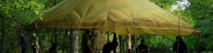Frontier Bushcraft Wilderness Bushcraft Courses parachute shelter photo