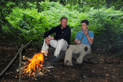 Frontier Bushcraft Private Family Course campfire