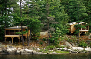 Cabins on French River