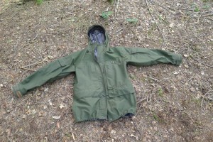 Norrona Recon Jacket Laid Out Ready for Folding