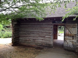 The Lodge Log Cabin at the Wildfowl & Wetlands Trust, Barnes, London