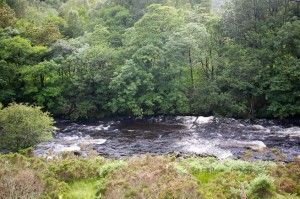 Fast flowing river in the Lake District