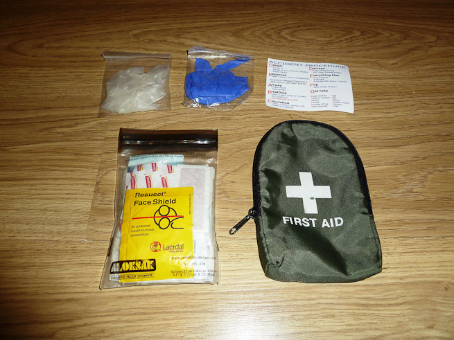 The contents of the cuts kit