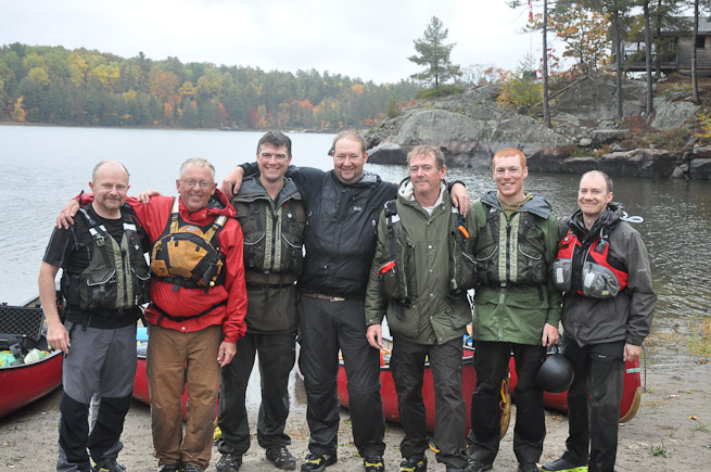 French River Expedition 2012 participants.