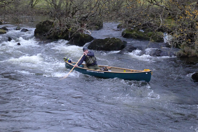 Paul Kirtley running rapids