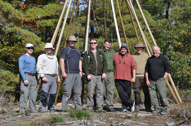 French River Expedition group 2012 with Norm Dokis.