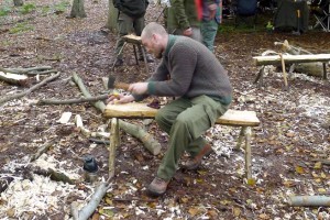Building outdoor camp furniture