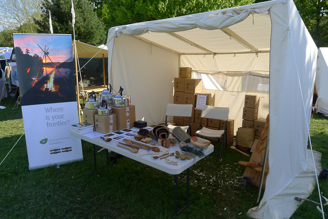 The Frontier Bushcraft Stall.  