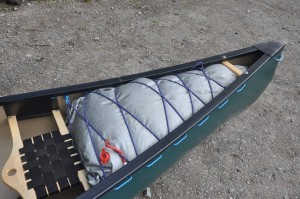 Airbag in canoe