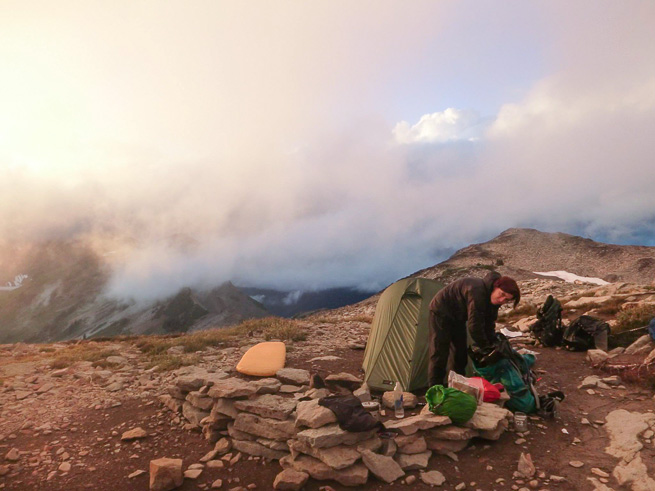 Pacific Crest Trail Camp