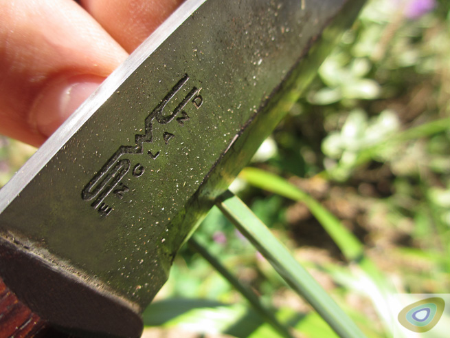Use a knife to carefully cut through a stem. Photo: Henry Landon.