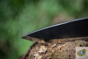 rounded off back on woodlander classic bushcraft knife is a custom modification