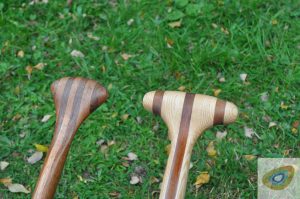 standard palm grip and t grip on paddles by downcreek paddles