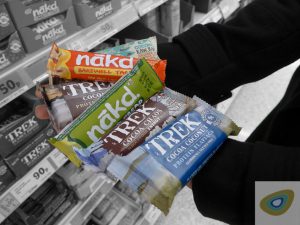 variety of snack/energy bars
