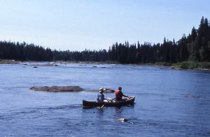 Canoe on the Missinaibi River
