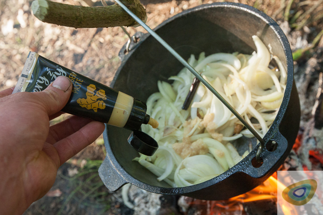 Cooking in Dutch oven