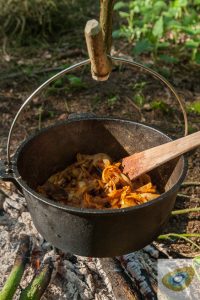Cooking curry in Dutch oven