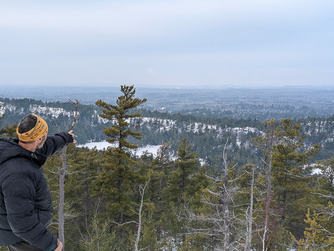 View of the northwoods of Ontario